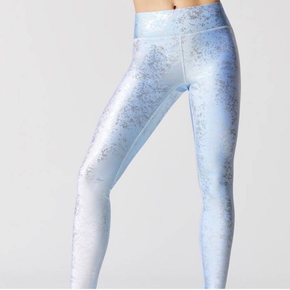 Terez Blue Silver Ombré Leggings